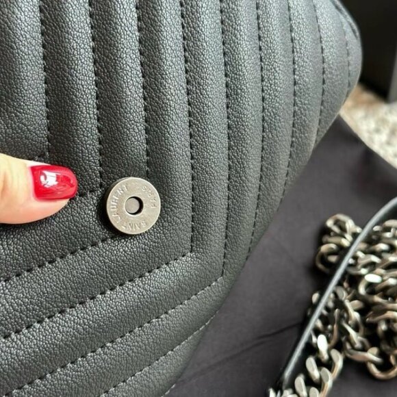 SAINT LAURENT YSL College hand-held crossbody shoulder bag - Picture 9 of 9